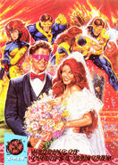 Scott Summers (Earth-616) and Jean Grey (Earth-616) from 1994 Ultra X-Men (Trading Cards) 003