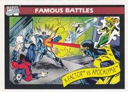 X-Factor vs. En Sabah Nur (Earth-616) from Marvel Universe Cards Series I 0001