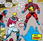 Brian Braddock (Earth-616) and Lightning Force (Earth-597) from Excalibur Vol 1 9