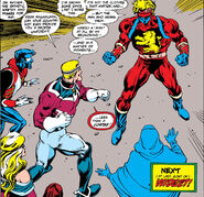 Dressed in his old costume from the Tower Museum vs. Lightning Force From Excalibur #9