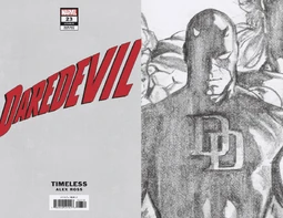 Daredevil Vol 6 23 Daredevil Timeless Sketch Wraparound Variant