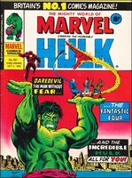 Mighty World of Marvel #157 Cover date: September, 1975