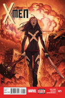 X-Men (Vol. 4) #25 "The Burning World: Part 3" Release date: March 4, 2015 Cover date: May, 2015