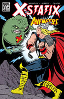 X-Statix #25 "The Good and the Famous (Part 7): Thor Vs. Doop" Release date: July 28, 2004 Cover date: September, 2004