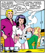 Chatting with Betsy about Wolverine at the X-Mansion From X-Men Annual #11