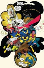 Wolvie trapped with animated X-Men (Earth-19312)