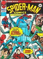 Spider-Man Comics Weekly #148 Cover date: December, 1975