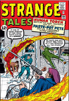 Strange Tales #104 "The Human Torch Meets Paste-Pot Pete!" Release date: October 9, 1962 Cover date: January, 1963