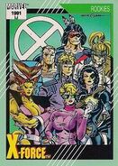 X-Force (Earth-616) from Marvel Universe Cards Series II 0001