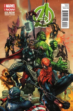 Avengers Vol 5 24.NOW Bianchi Variant