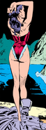 Stepping out of her body armor to swim in the Cooterman's Creek From Uncanny X-Men #236