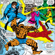 Fantastic Four celebrate Sue's Pregnancy from Fantastic Four Annual Vol 1 5