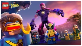 LEGO Marvel X-Men- Robotic Hunter Sentinels Attack the X-Mansion!