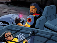 Lucas Bishop (Earth-31393) with from X-Men- The Animated Series Season 1 11 03