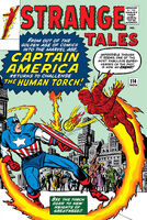 Strange Tales #114 "The Human Torch Meets... Captain America" Release date: August 8, 1963 Cover date: November, 1963