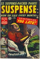 Suspense Vol 1 22.jpg (78 KB) Suspense #22 "The Blood Brothers!" Release date: June 27, 1952 Cover date: September, 1952