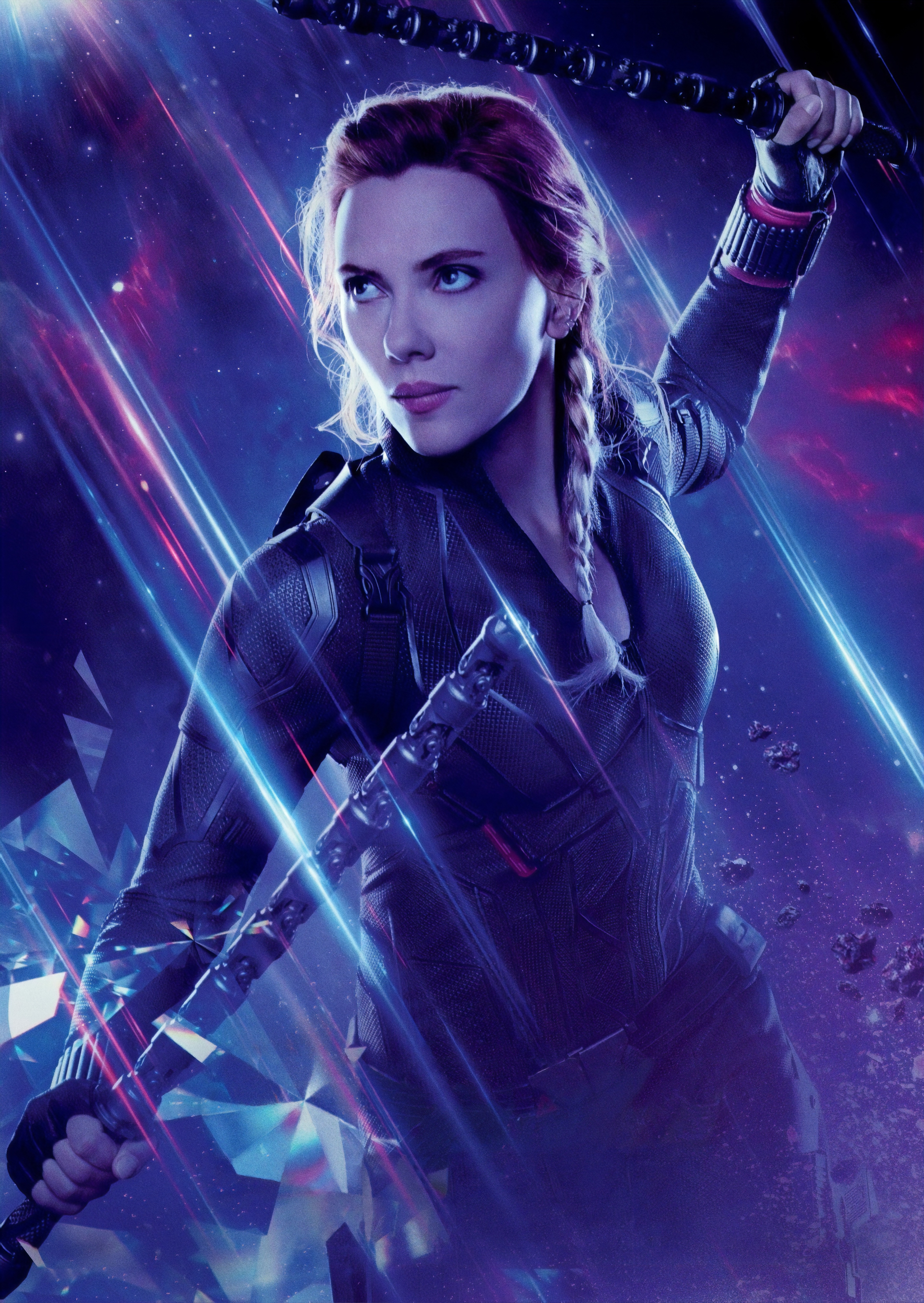 Black Widow takes the lead in Marvel's Avengers: Endgame Russia poster