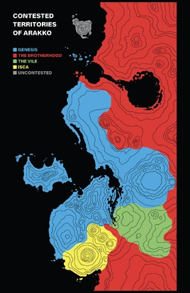 Contested Territories of Arakko from X-Men Red Vol 2 15