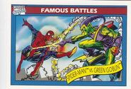Peter Parker vs. Norman Osborn (Earth-616) from Marvel Universe Cards Series I 0001