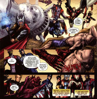 Revengers (Earth-10011) and Wendell Vaughn (Earth-616) from Realm of Kings Vol 1 1 001