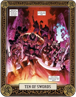 Ten of Swords from X of Swords Creation Vol 1 1 001