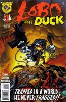 Lobo the Duck #1 "Fraggin Wauugh!" Release date: April 2, 1997 Cover date: June, 1997