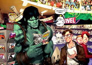 Bruce teaches Skaar about Conan From Incredible Hulk #602