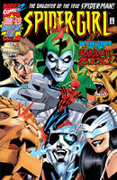 Spider-Girl #25 "The Savage Six! (or is it Seven?!)" Release date: August 9, 2000 Cover date: October, 2000