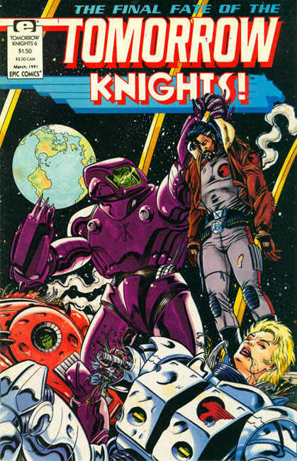 Details about   Tomorrow Knights #1 June 1990 Marvel Epic Comics