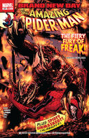 Amazing Spider-Man #554 "Burned!" Release date: March 19, 2008 Cover date: May, 2008