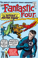 Fantastic Four #10 "The Return of Doctor Doom!" Release date: October 9, 1962 Cover date: January, 1963