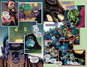 The Galactic Council rallying together against the Builders