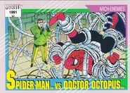Peter Parker vs. Otto Octavius (Earth-616) from Marvel Universe Cards Series II 0001
