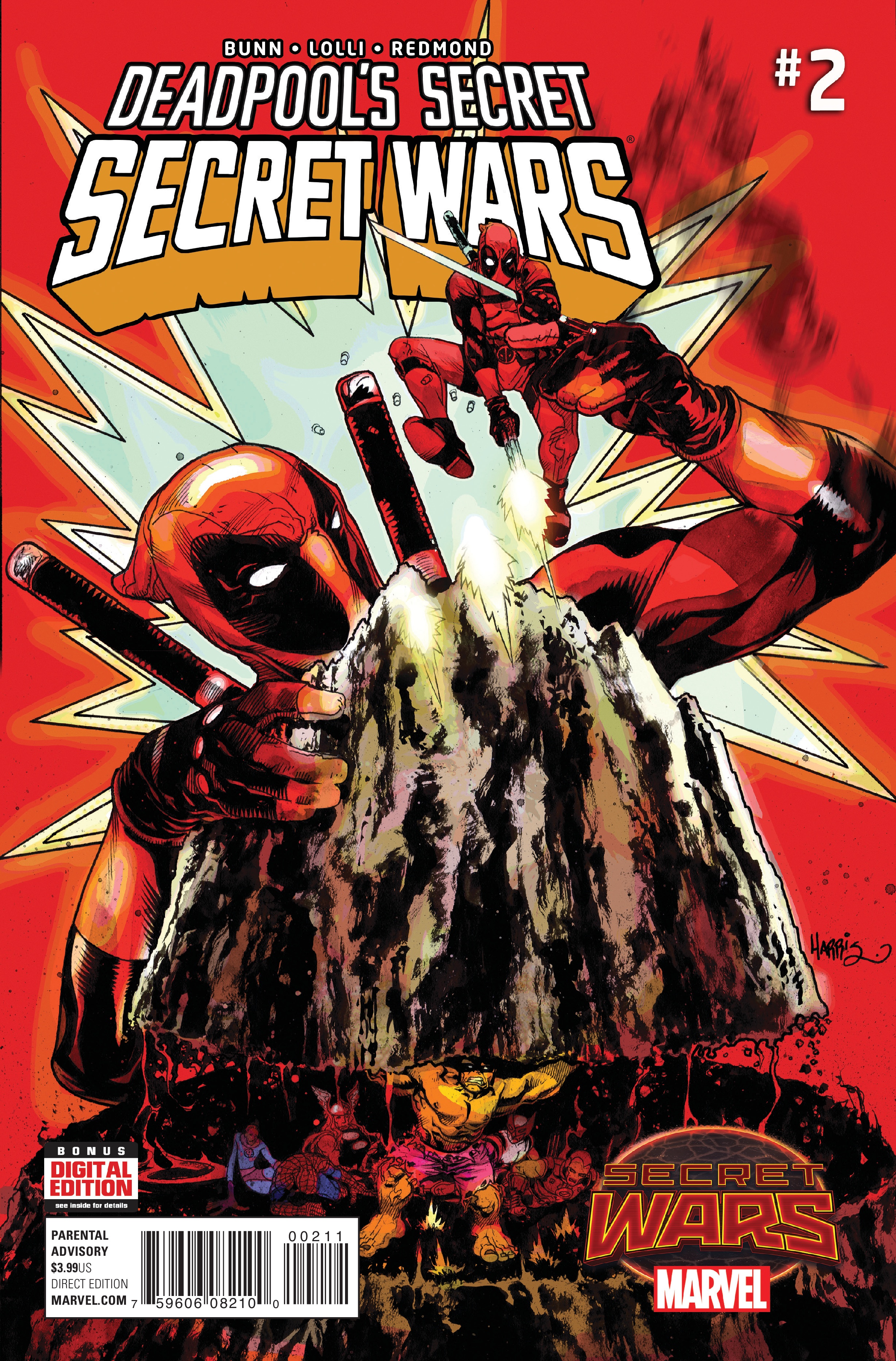 C2E2 Deadpool's Secret Secret Wars #1 VF+/NM PX Variant Cover 