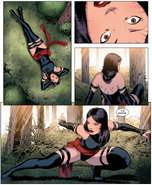 Sensing Ister approaching her From X-Men (Vol. 3) #31