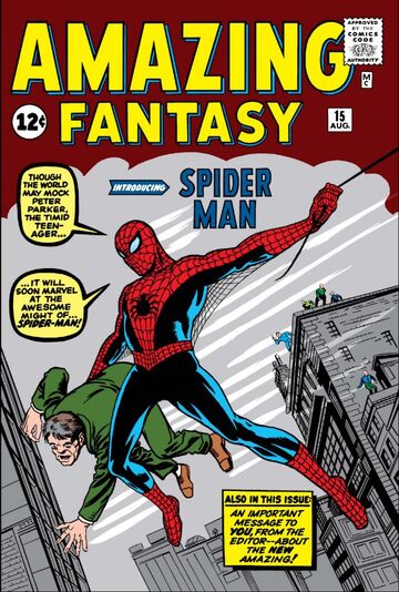 Amazing Fantasy #15 Story and Page Count - Marvel Comics 1962