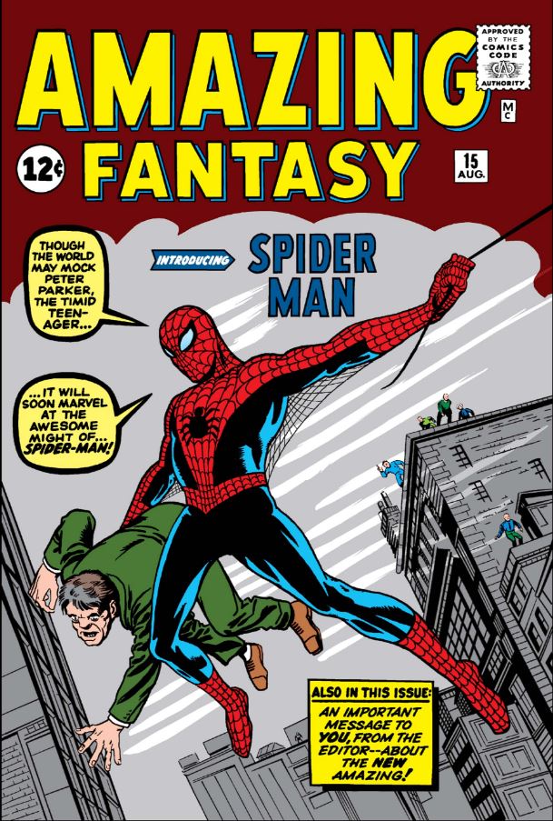 Amazing Fantasy Spider-Man 15 Marvel 2012 VF Stan Lee Steve Ditko Jack  Kirby