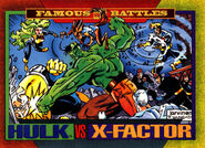 Bruce Banner (Earth-616) and X-Factor (Earth-616) from Marvel Universe Cards Series IV 0001