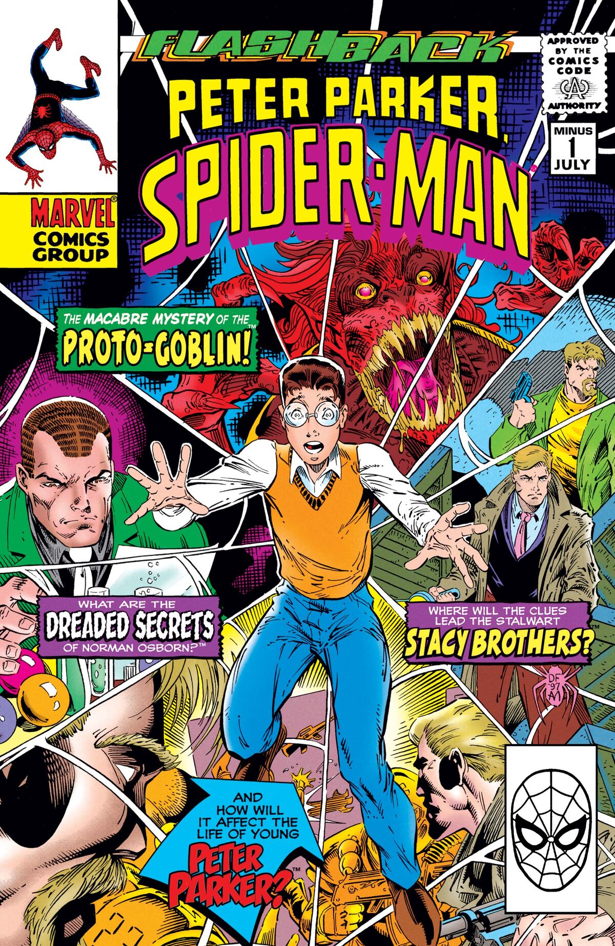 SPIDER-MAN #1 1990 Collectors アメコミリーフ SPIDER-MAN #1 1990 TODD MCFARLANE TORMENT 1ST PRINT GREEN