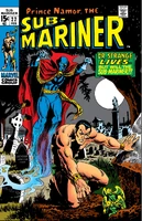 Sub-Mariner (Vol. 2) #22 "The Monarch and the Mystic!" Release date: November 12, 1969 Cover date: February, 1970