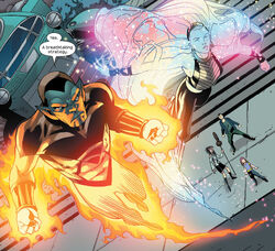 Xavin (Earth-616) and Karolina Dean (Earth-616) from Runaways Vol 2 20 001