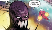 Amatsu-Mikaboshi (Earth-616) and Ame-No-Mi-Kumari (Earth-616) from Chaos War Vol 1 3 001
