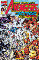 Avengers (Vol. 3) #9 "The Villain Who Fell From Grace With the Earth" Release date: August 26, 1998 Cover date: October, 1998