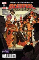 Deadpool (Vol. 5) #3 "Just Because You're Paranoid..." Release date: December 9, 2015 Cover date: February, 2016