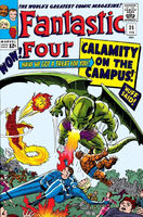 Fantastic Four #35 "Calamity on the Campus!" Release date: November 8, 1964 Cover date: February, 1965