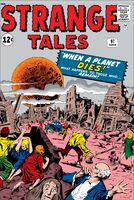 Strange Tales #97 "When a Planet Dies!" Release date: March 8, 1962 Cover date: June, 1962