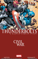 Thunderbolts #105 "Swimming with Sharks" Release date: August 16, 2006 Cover date: October, 2006