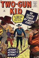 Two-Gun Kid #54 "The Two-Gun Kid, Murderer!" Release date: February 29, 1960 Cover date: June, 1960