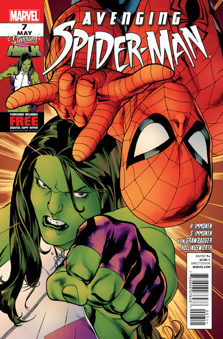 she hulk and spiderman