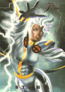 Ororo Munroe (Earth-616) from Marvel Annual Flair (Trading Cards) 0002
